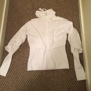 White Lululemon Athletic Jacket! size 6