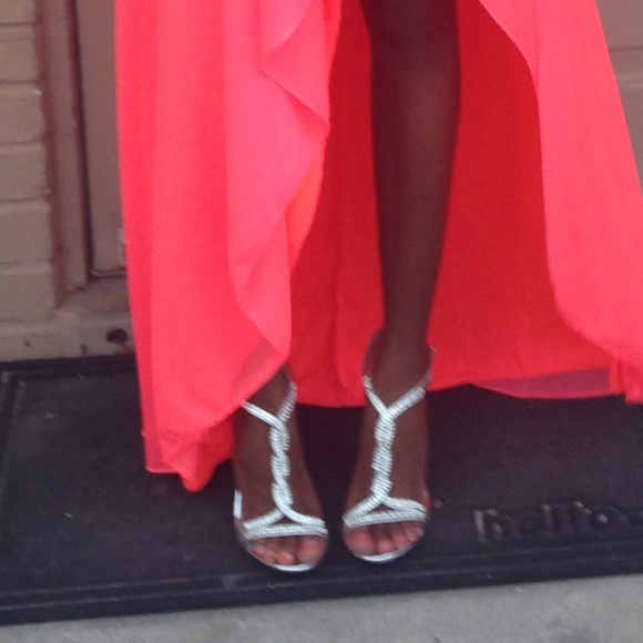 Silver heels
