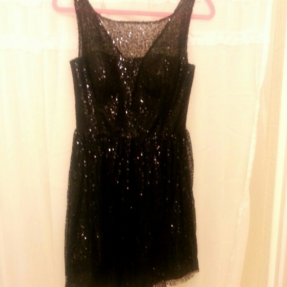 Black, Sequined Dress