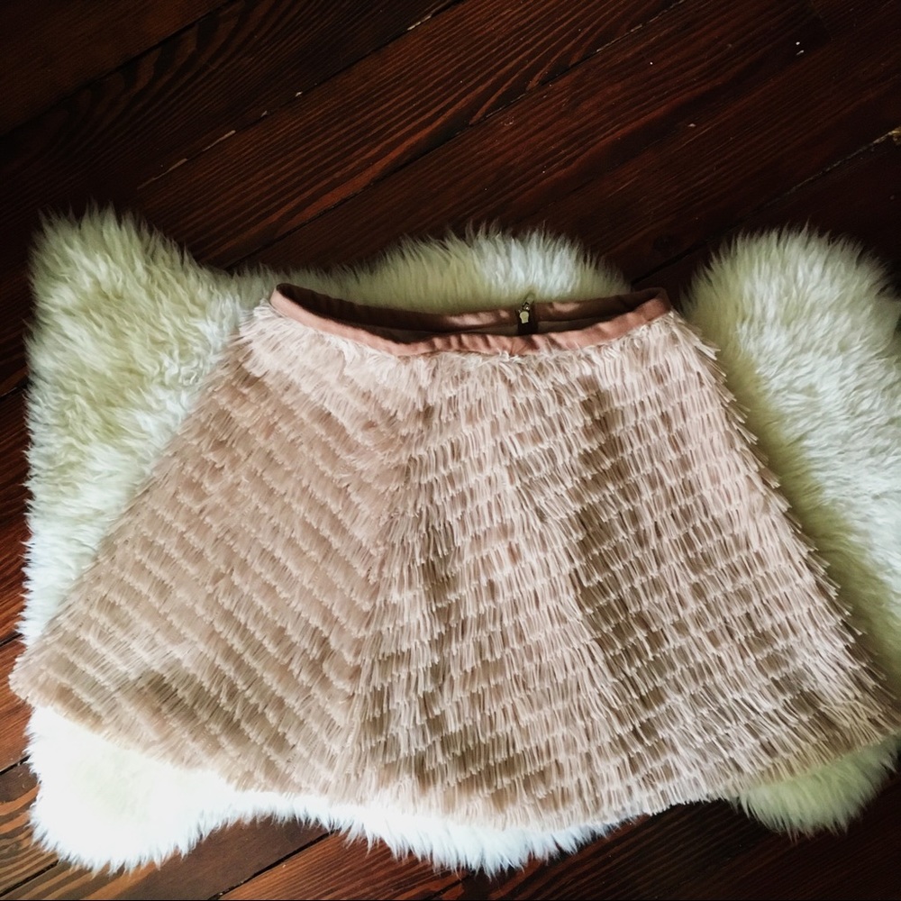 NWT {LOCLE} Soft Tan Skirt