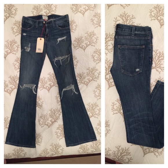 NWT Current/Elliot Boot Cut Loved Destroyed - Picture 1 of 4