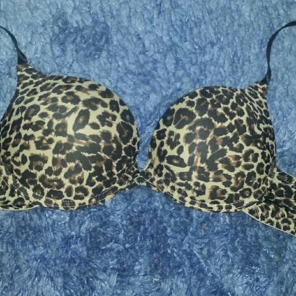 Sexy Leopard push up bra