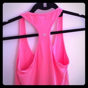 LULULEMON pink racer back top / Size 4