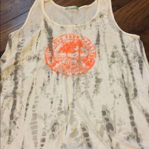 Sleeveless summer top