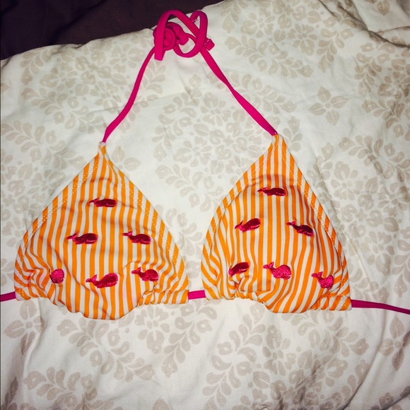 Striped whale Bikini Top - Picture 1 of 2