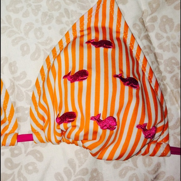 Striped whale Bikini Top - Picture 2 of 2