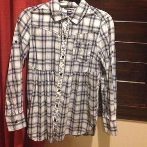 Free People Plaid shirt