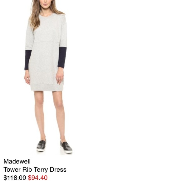 Madewell sweater dress.