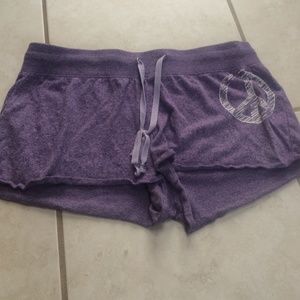 Purple shorts