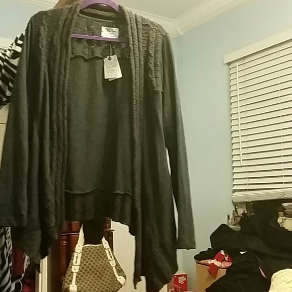 grey poncho