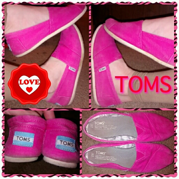 💖TOM'S💖SZ:7 WOMAN'S SLIP-ON PINK