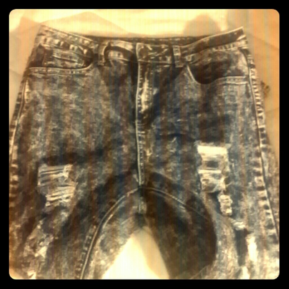 Distressed. High. Waist. Jeans NEVER WORN