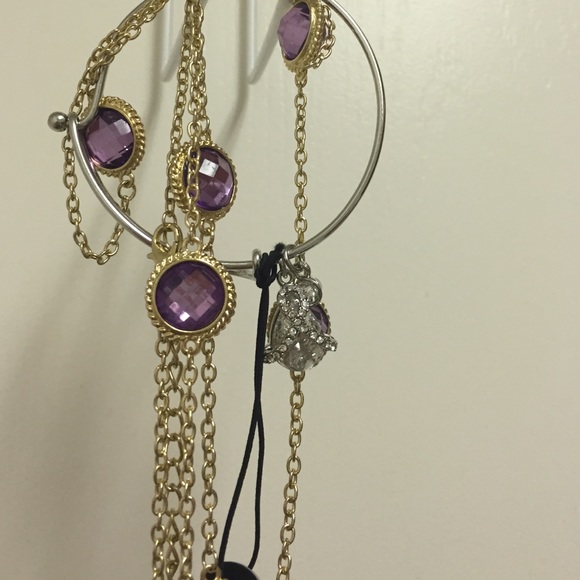 Pendent bracelet and long necklace