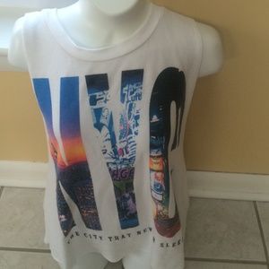 New York City sleeveless top