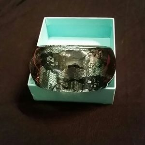 Lace plastic bracelet