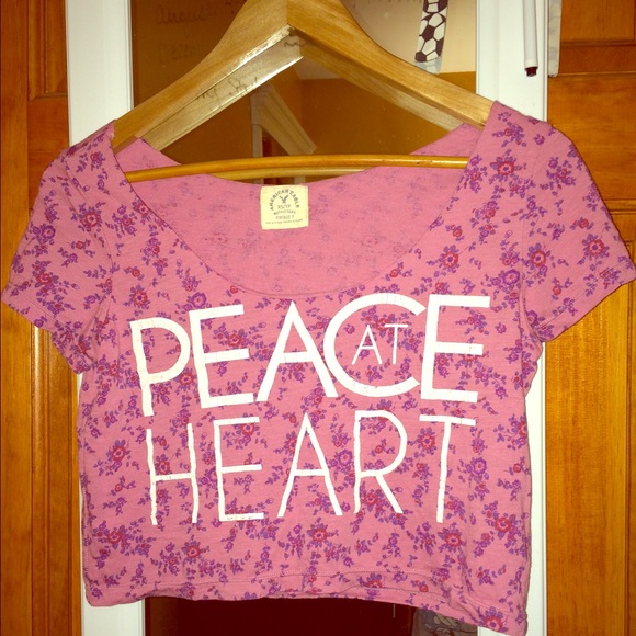 floral crop top from American Eagle! - Picture 1 of 2