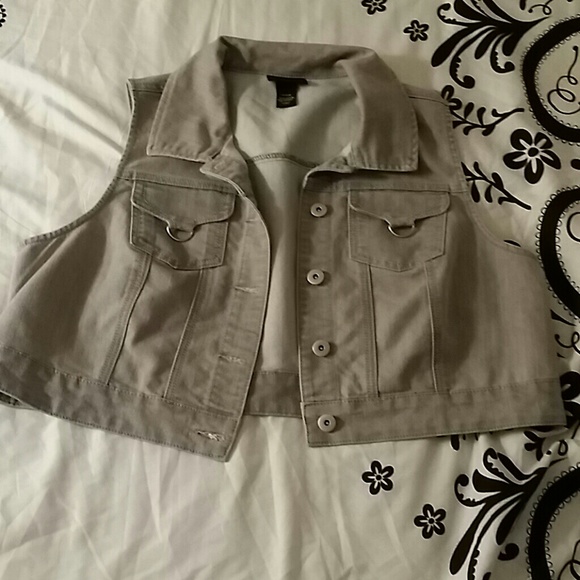 Gray vest