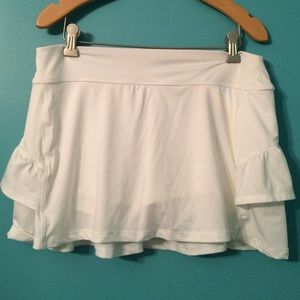 White tennis/ golf skirt