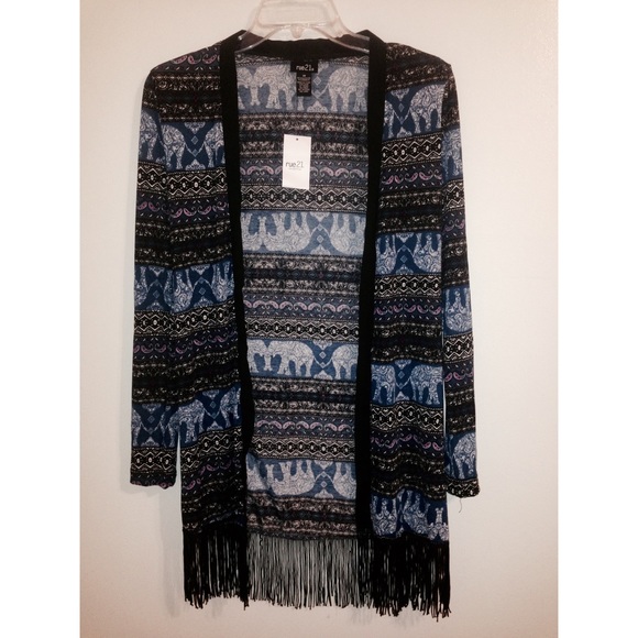 Long sleeve elephant kimono