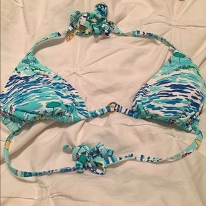 Teal Lilly Pulitzer Bathing Suit Top