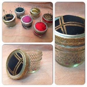 Elegant pin cushion with storage