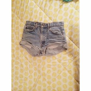 Vintage High Waisted Levi Shorts