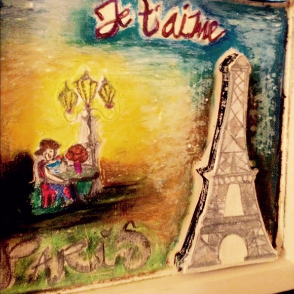 3D handmade Paris Portrait - Picture 1 of 3