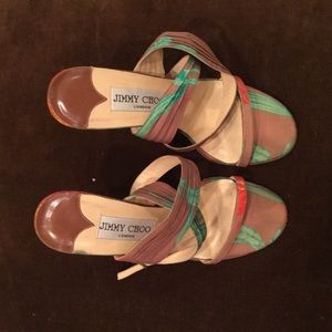 Jimmy Choo Strappy Stillettos, size 35.5