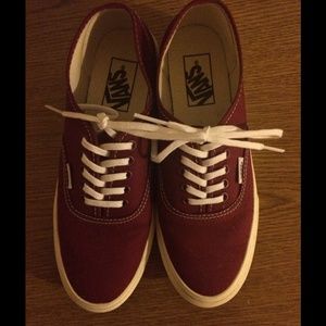 Vans Burgundy Classic Sneakers
