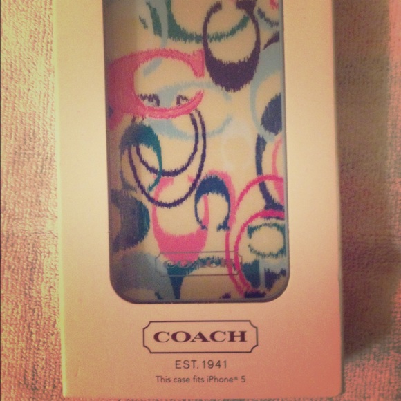 Coach iphone 5 case