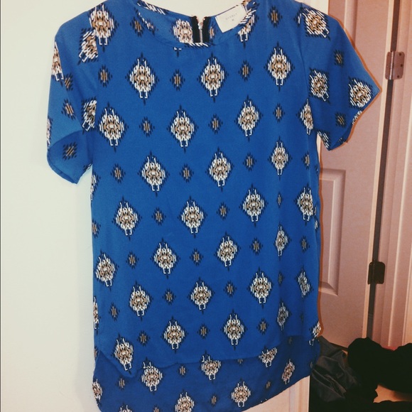 Everly blouse, bold print