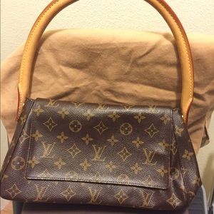 Authentic Louis Vuitton mini looping bag