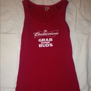 Red Budweiser tank