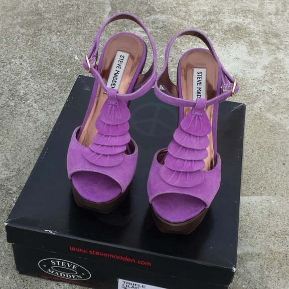 Steve Madden Lilac "Truffle" Heels