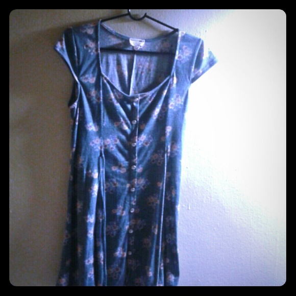 A vintage floral print dress - Picture 1 of 2