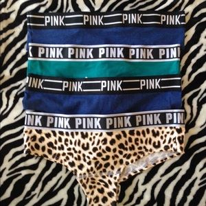 NWT PINK Logo Cheeksters x4