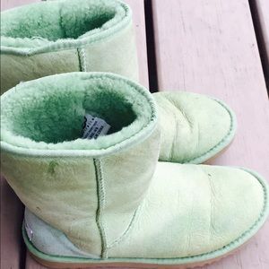 Lime green UGGs