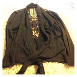 Black shawl