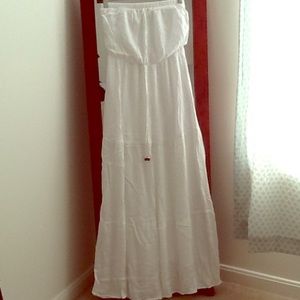 White strapless sundress. LA Hearts. Size XS