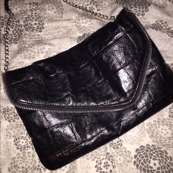 Nine West faux leather clutch