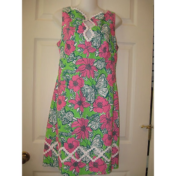 NWT Lilly Pulitzer green bloomin cacoonin dress
