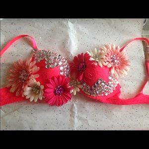 Pink Zig Zag Rave Bra!