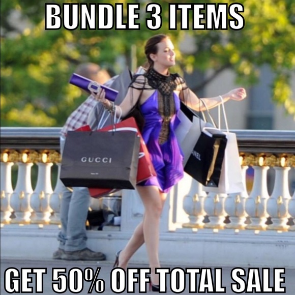 SALE ENDS 9/20 . Buy three get 50% off