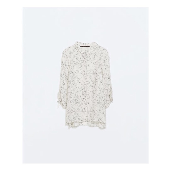 Zara Tops - 👸 zara tie blouse with sleeves slits 👸