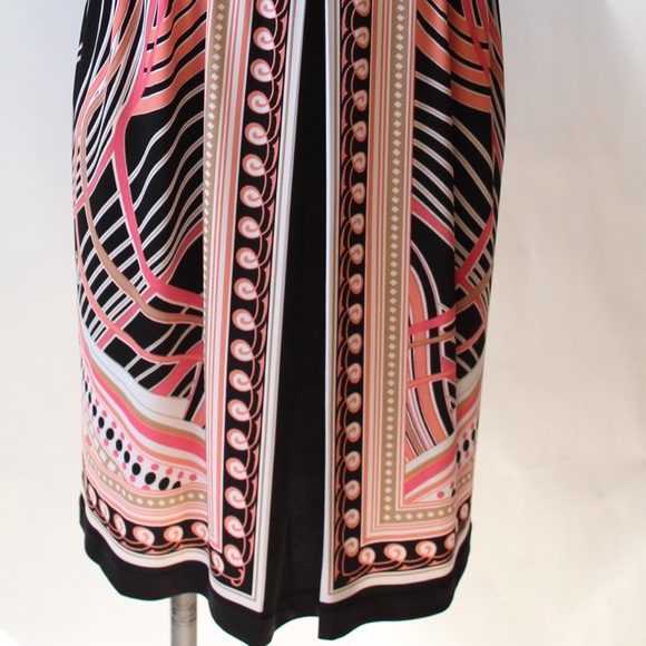 NWT Black, Pink, Peach, and Cream Dress - Picture 4 of 4