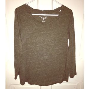 Pocketed Long Sleeve Top