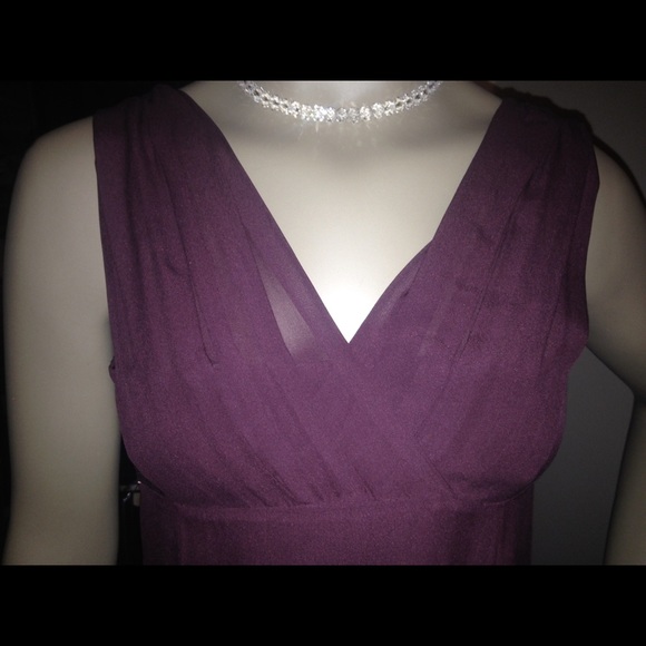 Price drop $ 30 Ann Taylor Burgundy Dress - Picture 2 of 4