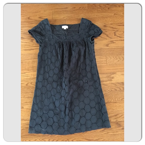 Ann Taylor LOFT eyelet shift dress