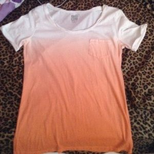 PacSun orange ombré short sleeve