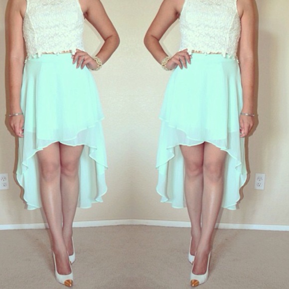 Hi low skirt